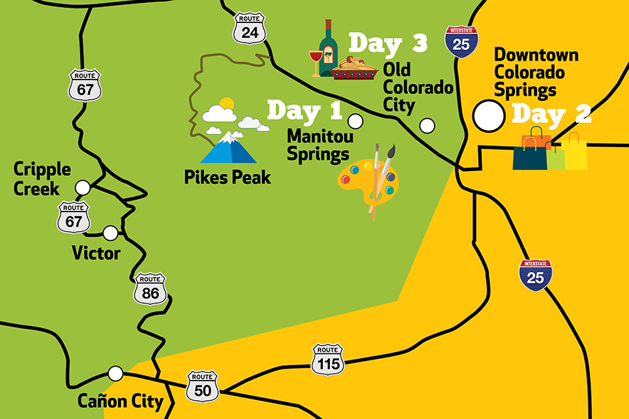Pikes Peak Co Map